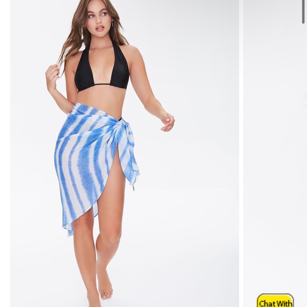 NWT Tie-Dye Swim Cover-Up Sarong